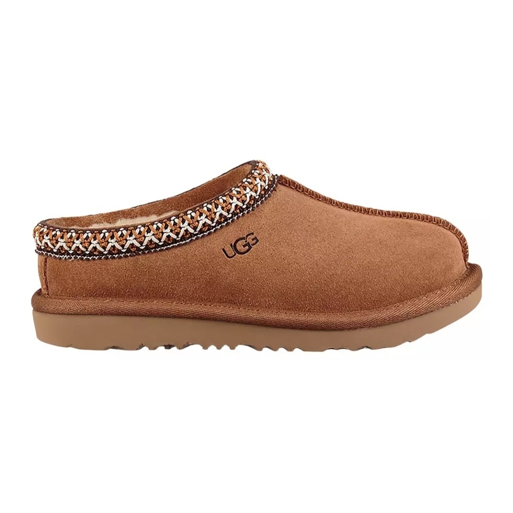 UGG Brown Suede Slip-On Clogs